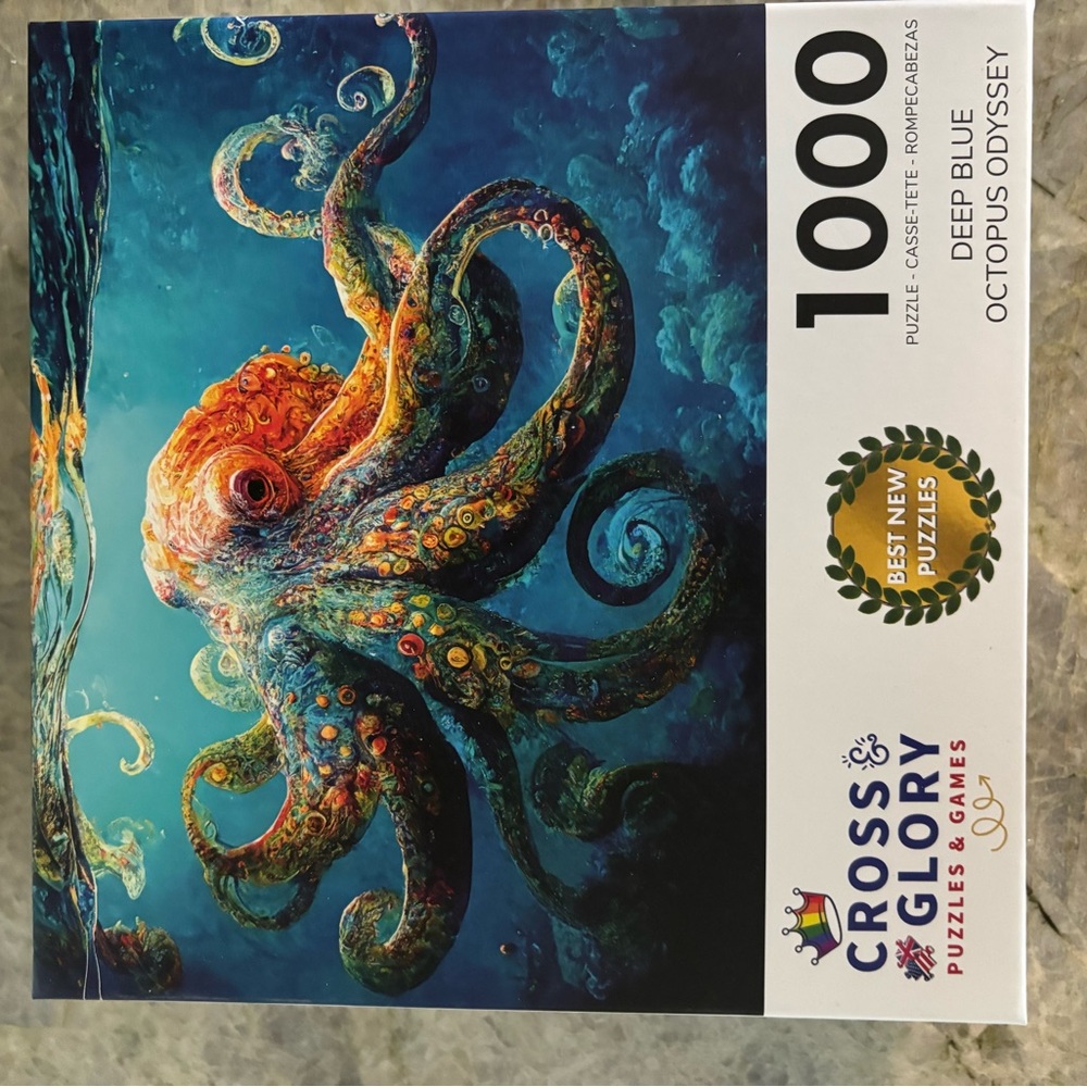 Cross Glory Octopus Odyssey 1000-Piece Puzzle